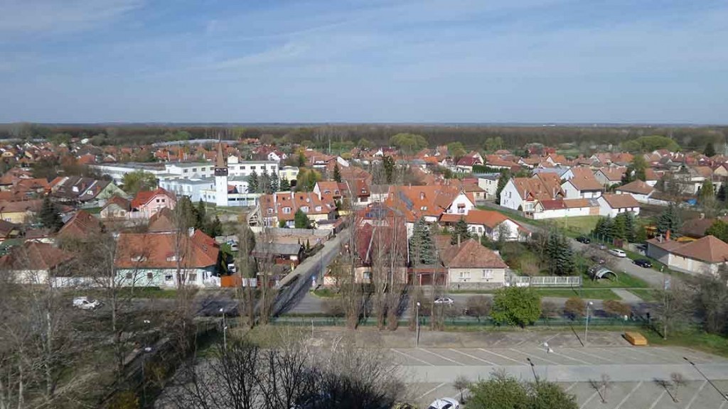 Gyula - Hungest Hotels Erkel - látkép az erkélyről