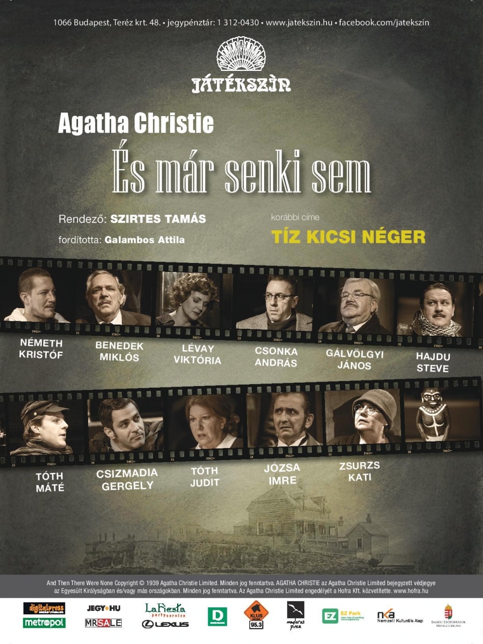 És már senki sem - Tíz kicsi néger - Játékszín