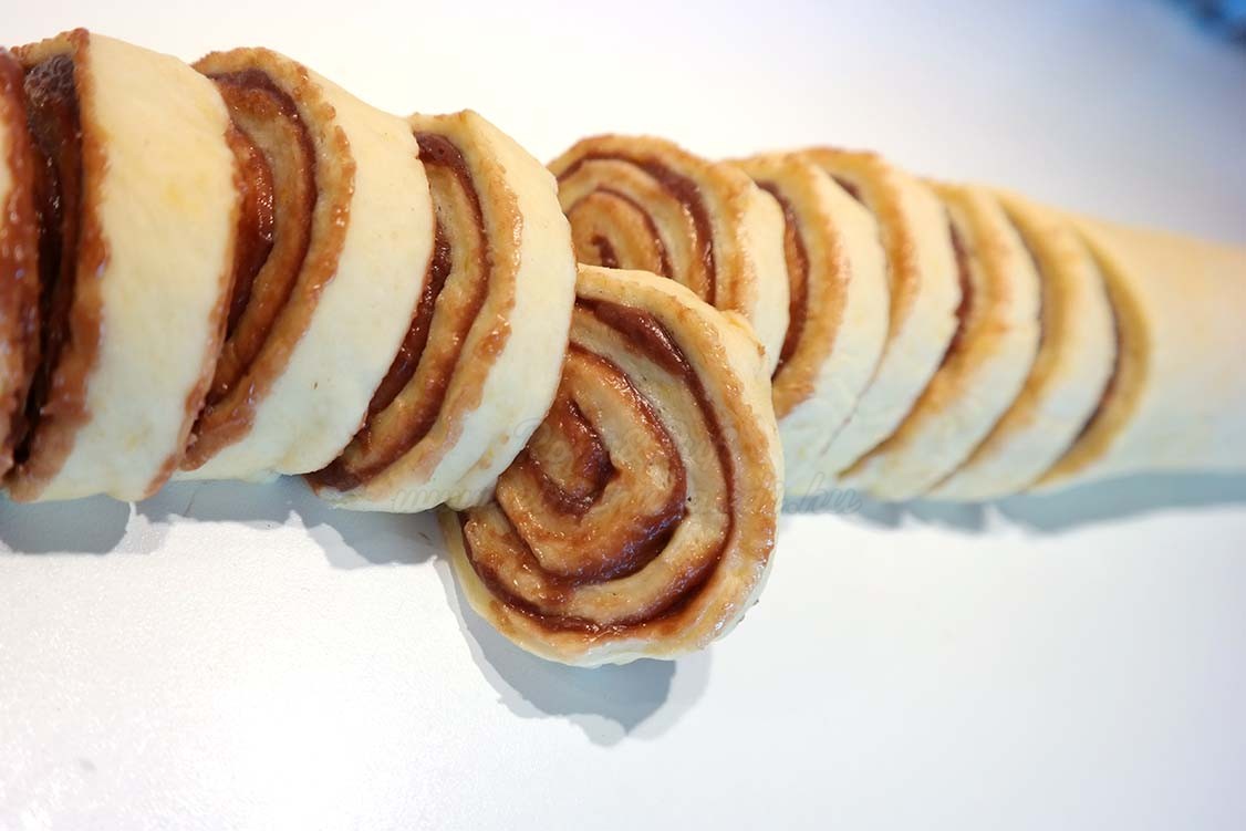 Kakaós csiga kelt tésztából