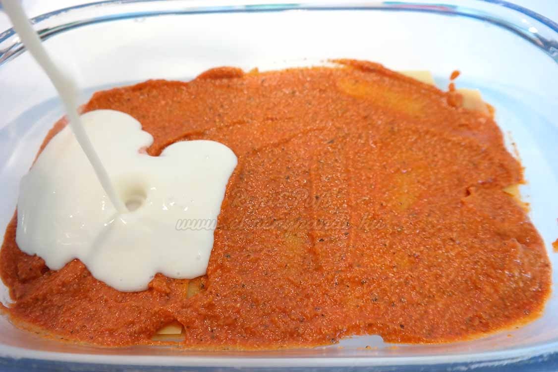 Lasagne - rétegezés