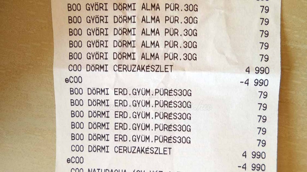 Dörmi ceruza akció 2015