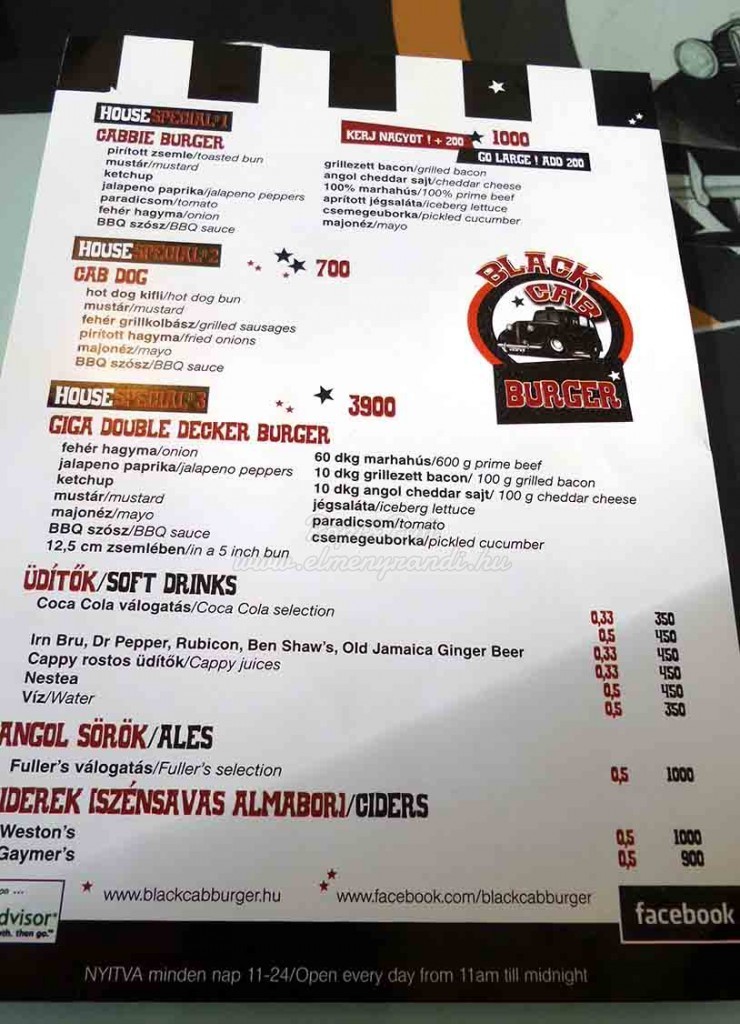 Black Cab Burger